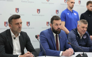 Foto: N. G. / Radiosarajevo.ba / Konferencija za medije uoči derbija FK Željezničar - FK Sarajevo