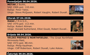 Foto: Kinoteka BiH / Filmska sedmica posvećena Robertu Duvallu