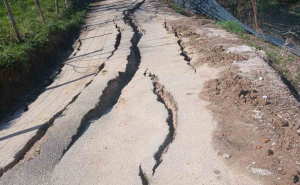 Foto: Općina Vogošća / Klizište u ulici Muje Šejte