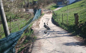 Foto: Općina Vogošća / Klizište u ulici Muje Šejte