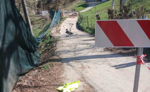 Foto: Općina Vogošća / Klizište u ulici Muje Šejte