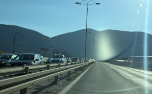 FOTO: Radiosarajevo.ba / Udes na Brzoj cesti kod Sarajeva