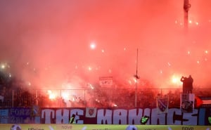 Foto: Dž.K. / Radiosarajevo.ba / Bakljada Manijaka na Grbavici