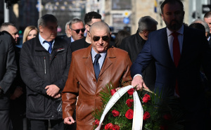 Foto: N. G. / Radiosarajevo.ba / 6. april, polaganje cvijeća kod Vječne vatre