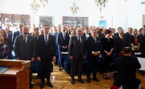 Foto: Dž.K. / Radiosarajevo.ba / Komšić na obilježavanju 80 godina postojanja Pravnog fakulteta UNSA