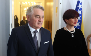 Foto: Dž.K. / Radiosarajevo.ba / Komšić na obilježavanju 80 godina postojanja Pravnog fakulteta UNSA