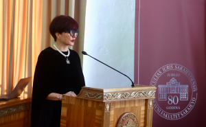 Foto: Dž.K. / Radiosarajevo.ba / Komšić na obilježavanju 80 godina postojanja Pravnog fakulteta UNSA