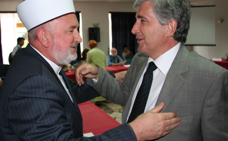 Mustafa ef. Cerić i Rusmir Mahmutćehajić