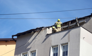 Foto: Dž. K. / Radiosarajevo.ba / Požar u ulici braće Begić, Sarajevo