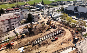 Foto: Ministarstvo saobraćaja KS / Radovi na okretaljci na Ilidži