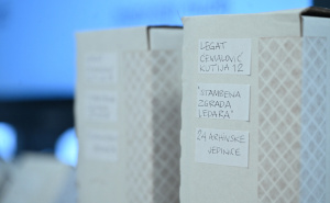 Foto: N. G. / Radiosarajevo.ba / Održana ceremonija preuzimanja privatnog arhiva arhitekte Hasana Ćemalovića