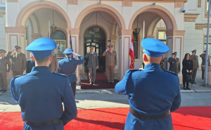 Foto: Ministarstvo odbrane BiH / Delegacija Oružanih snaga Republike Austrije u službenoj posjeti Oružanim snagama BiH