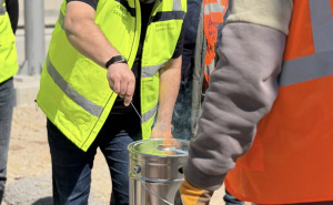 Foto: Facebook @adnan.sdp / Šteta obišao radove na izgradnji tramvajske pruge