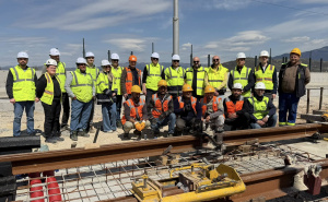 Foto: Facebook @adnan.sdp / Šteta obišao radove na izgradnji tramvajske pruge