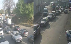 Foto: BIHAMK / Ulaz u BiH i izlaz iz BiH na graničnom prijelazu Bosanska Gradiška