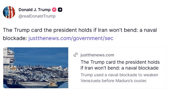 Objava Donalda Trumpa