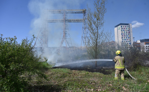 Foto: N. G. / Radiosarajevo.ba / Požar kod RTV doma