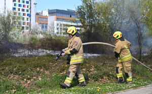 Foto: N. G. / Radiosarajevo.ba / Požar kod RTV doma
