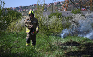 Foto: N. G. / Radiosarajevo.ba / Požar kod RTV doma