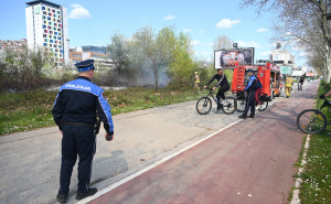 Foto: N. G. / Radiosarajevo.ba / Požar kod RTV doma