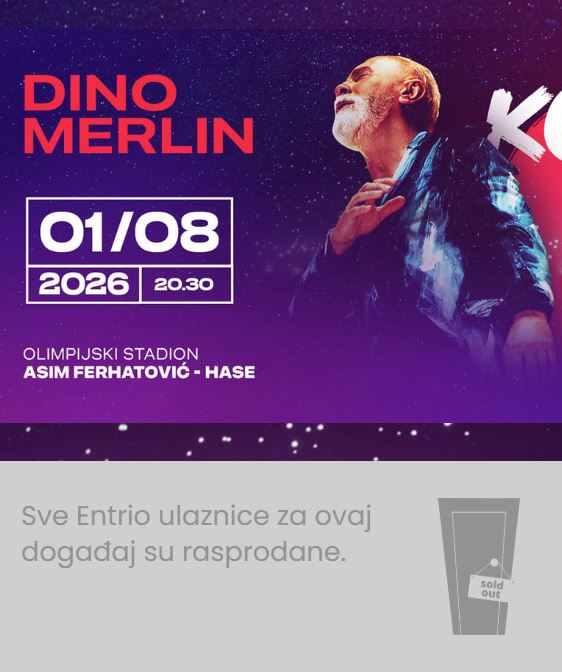 Rasprodane karte za koncert Dine Merlina