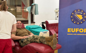 Radiosarajevo.ba / Dobrovoljna akcija darivanja krvi EUFOR-ovih vojnika