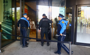 Foto: Dž. K. / Radiosarajevo.ba / Policija ispred SCC-a