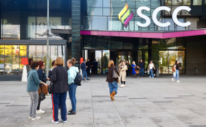 Foto: Dž. K. / Radiosarajevo.ba / Policija ispred SCC-a