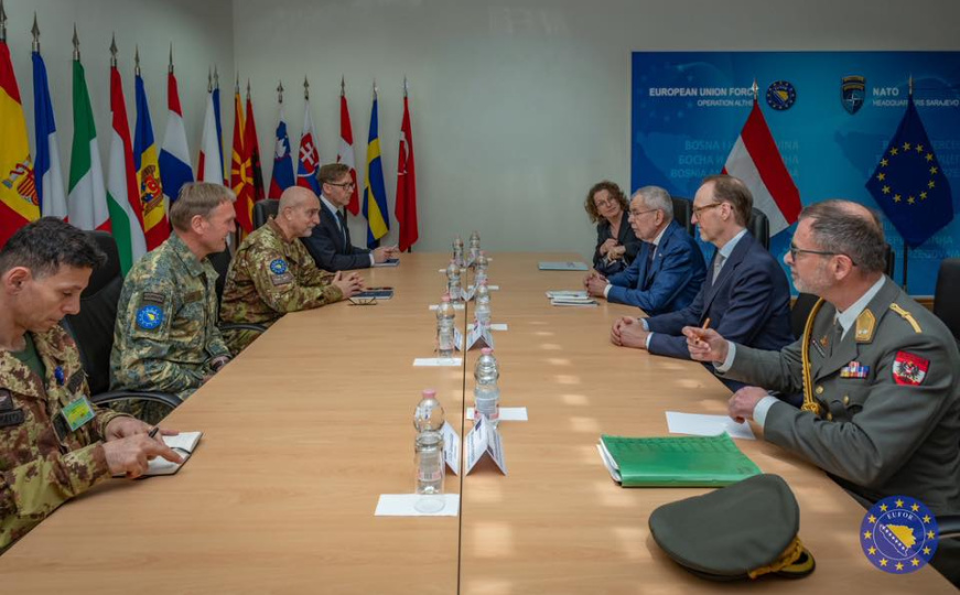 Komandant EUFOR-a primio u bazi Butmir predsjednika Austrije