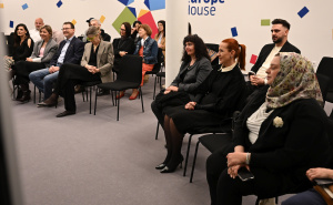 Foto: Europe House / Otvorena izložba i predstavljeni rezultati kampanje  'Koraci promjene - putevima koji oblikuju sigurnost'