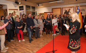 Foto: Ambasada BiH u Hrvatskoj / Sa otvorenja izložbe u Zagrebu