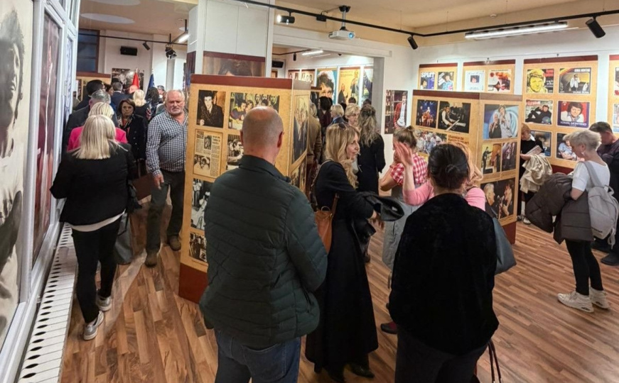 Sa otvorenja izložbe u Zagrebu