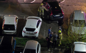 FOTO: Radiosarajevo.ba / Požar na automobilu u Sarajevu