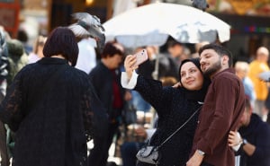 Foto: Dž.K. / Radiosarajevo.ba / Gužva na Baščaršiji