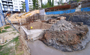 Foto: FK Željezničar / Radovi na južnoj tribini stadiona "Grbavica", 20. april 2026.