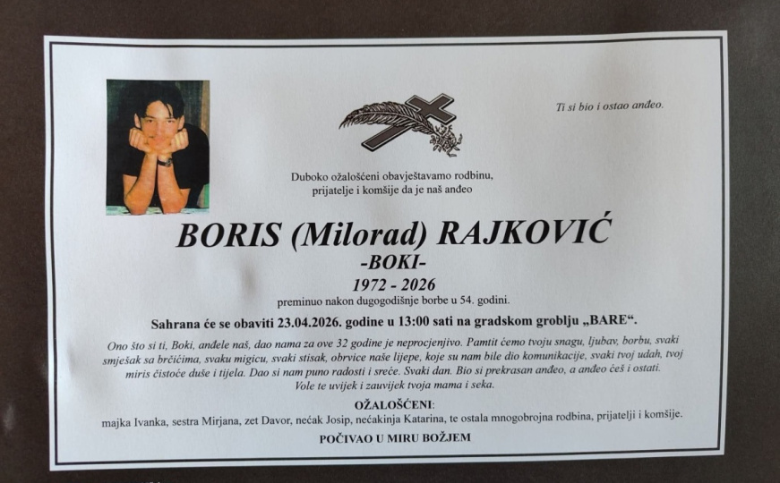 Boris Rajković Boki, in memoriam