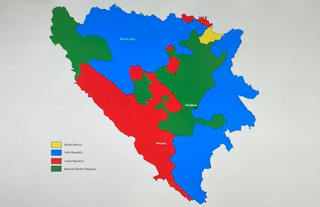 Skandalozna karta podjele BiH na četiri jedinice
