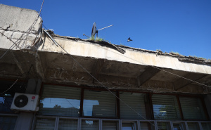 Foto: Dž. K. / Radiosarajevo.ba / Skenderija, urušio se dio krova
