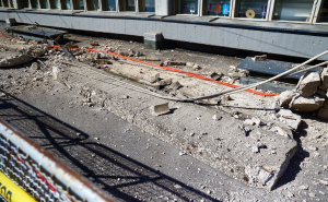 Foto: Dž. K. / Radiosarajevo.ba / Skenderija, urušio se dio krova