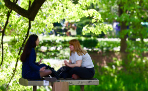 Foto: Dž. K. / Radiosarajevo.ba / Proljeće na Vilsonovom šetalištu, Sarajevo