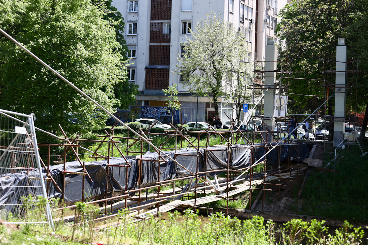 Radovi na mostu 