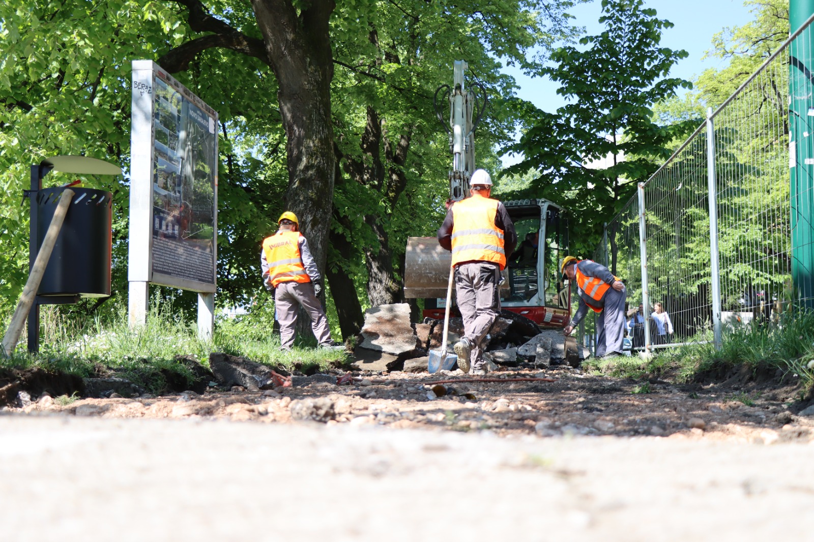 Vilsonovo šetalište, radovi