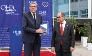 Foto: N.G / Radiosarajevo / Christian Schmidt, Samir Avdić