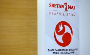 Foto: Dž. K. / Radiosarajevo.ba / Konferencija za medije Saveza samostalnih sindikata BiH