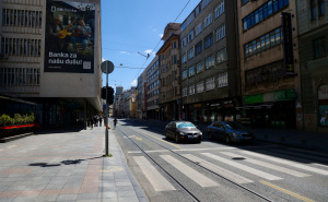 Foto: Dž.K. / Radiosarajevo.ba / Puste ulice Sarajeva