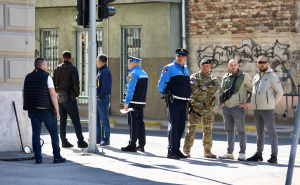 Foto: Dž. K. / Radiosarajevo.ba / Policija u bivšoj Dobrovoljačkoj ulici