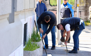 Foto: Dž. K. / Radiosarajevo.ba / Policija u bivšoj Dobrovoljačkoj ulici