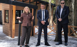 Foto: Vlada FBiH / Otvorenje paviljona sa speleopostavkom na Bijambarama