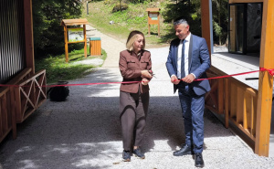 Foto: Vlada FBiH / Otvorenje paviljona sa speleopostavkom na Bijambarama