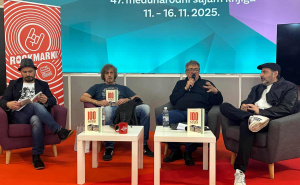 Foto: Privatni album / Josip Dujmović na promociji knjige "100 vječnih ex-yu pop-rock pjesama"